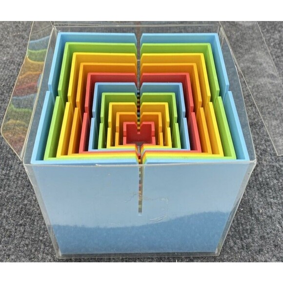 Fat Brain Toys Dado Cubes Interlocking Building Block Set Early Learning - Picture 9 of 9